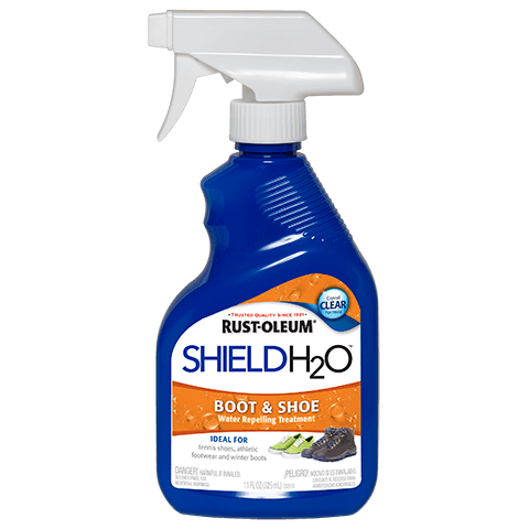 Rust-Oleum® Shield H2O™ Boot & Shoe Water Repelling Treatment product page