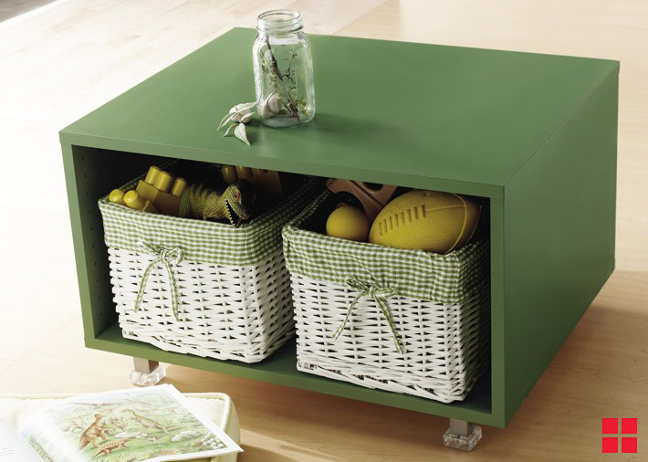 Wooden Storage Box RustOleum