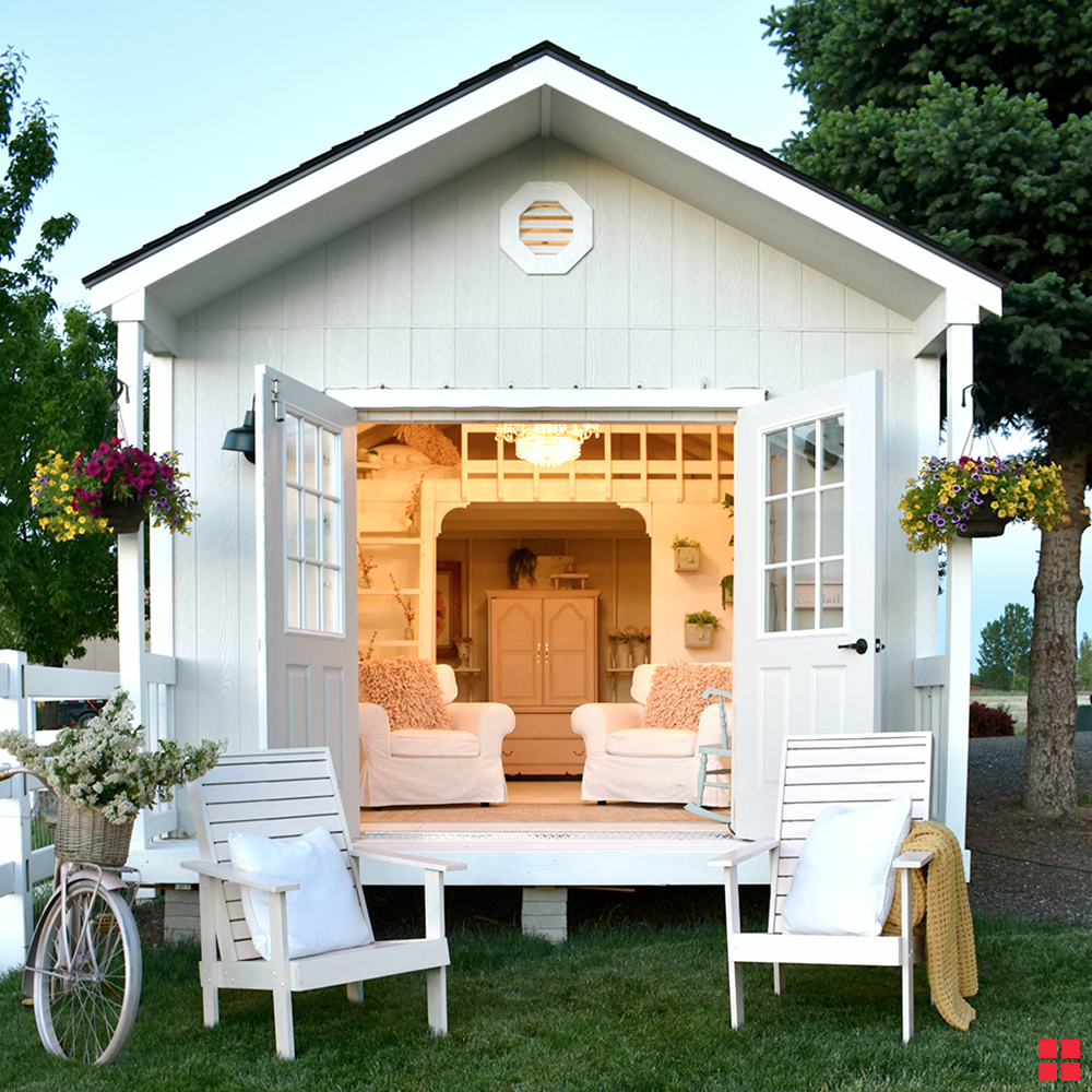 White on sale shed paint