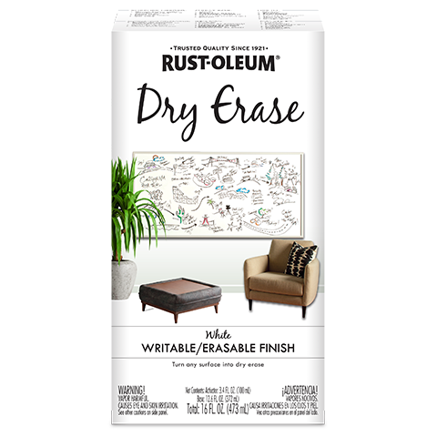 Rust-Oleum Dry-Erase Paint-Gloss White 