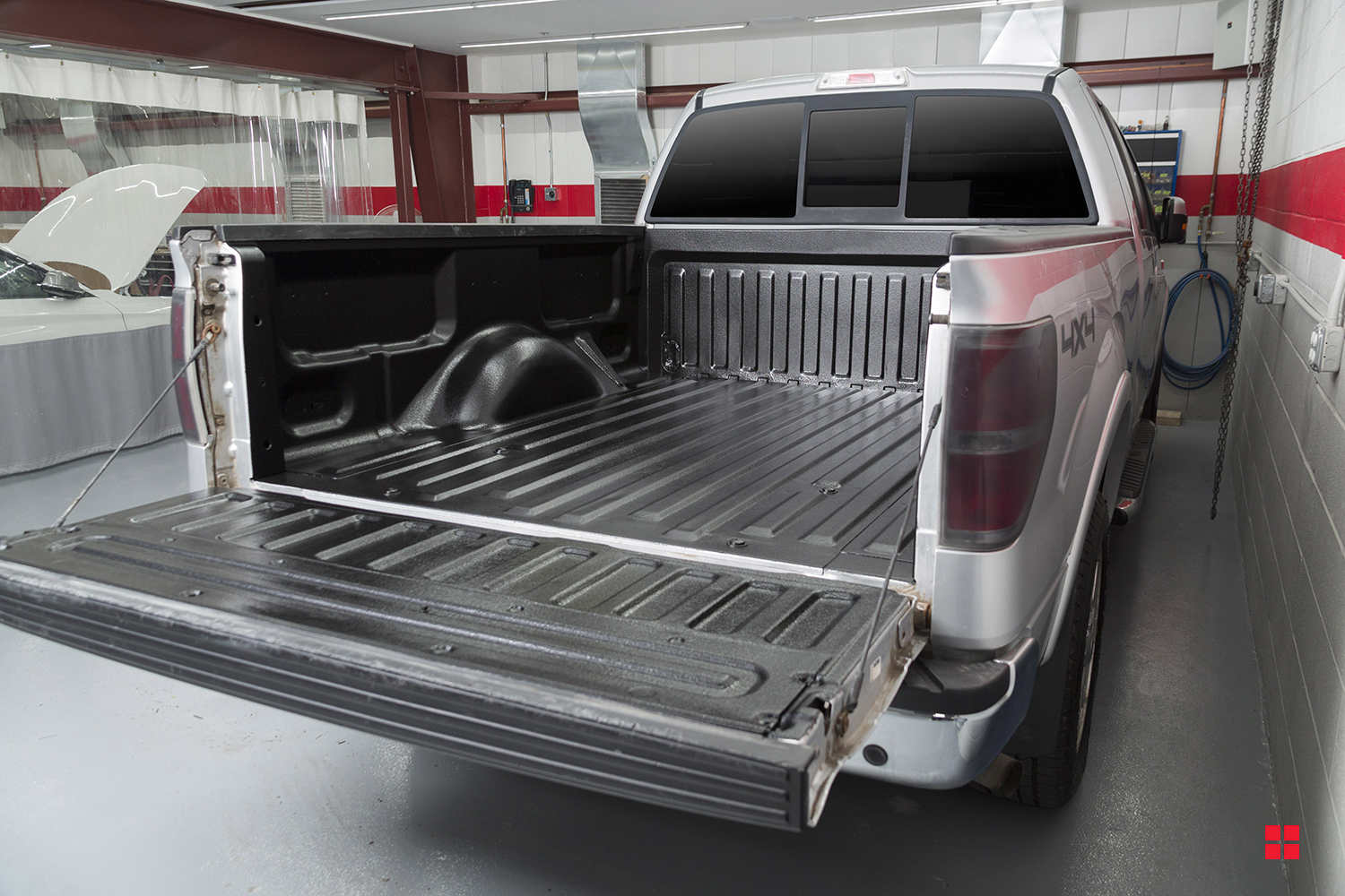 DIY Truck Bed Coating with Paint Roller 