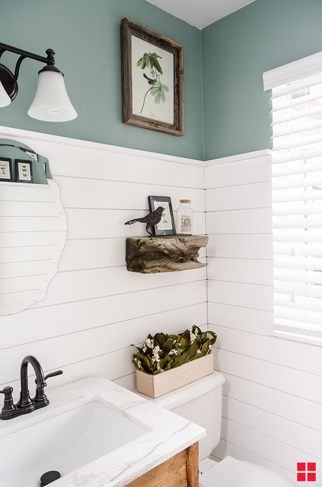 Brighten and Protect Shiplap with Zinsser Perma White