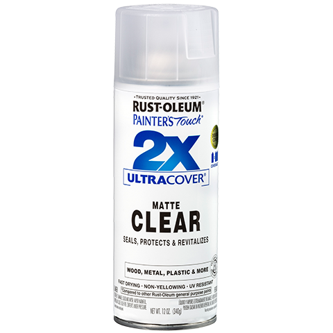 Rust-Oleum Rust Preventative Spray Paint, Clear, Gloss, 14 oz V2102838