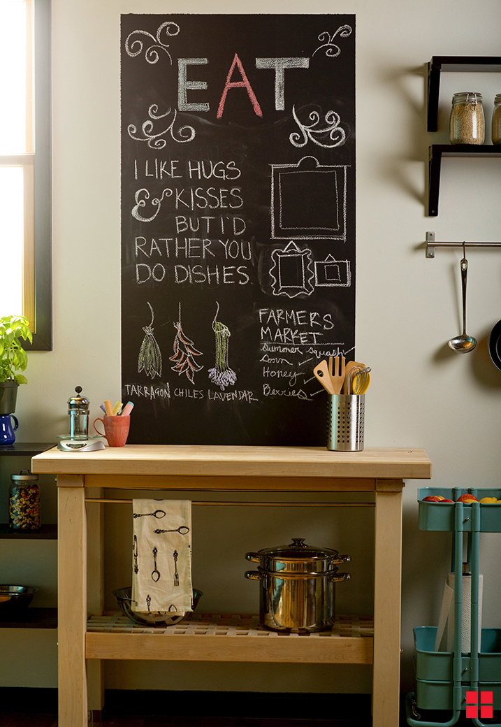 DIY Chalkboard Wall