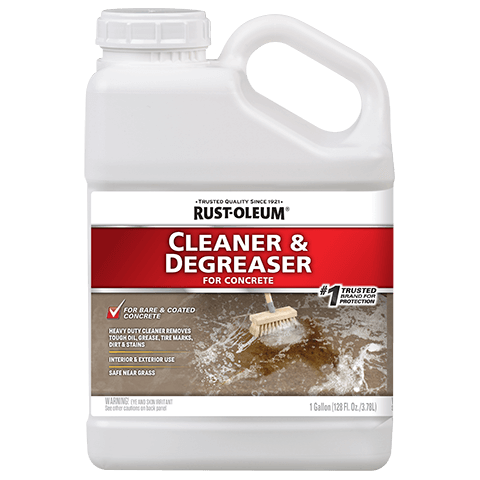 Concrete degreaser outlet