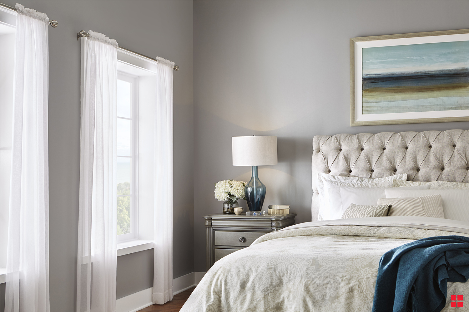 Grey Bedroom Paint Decor