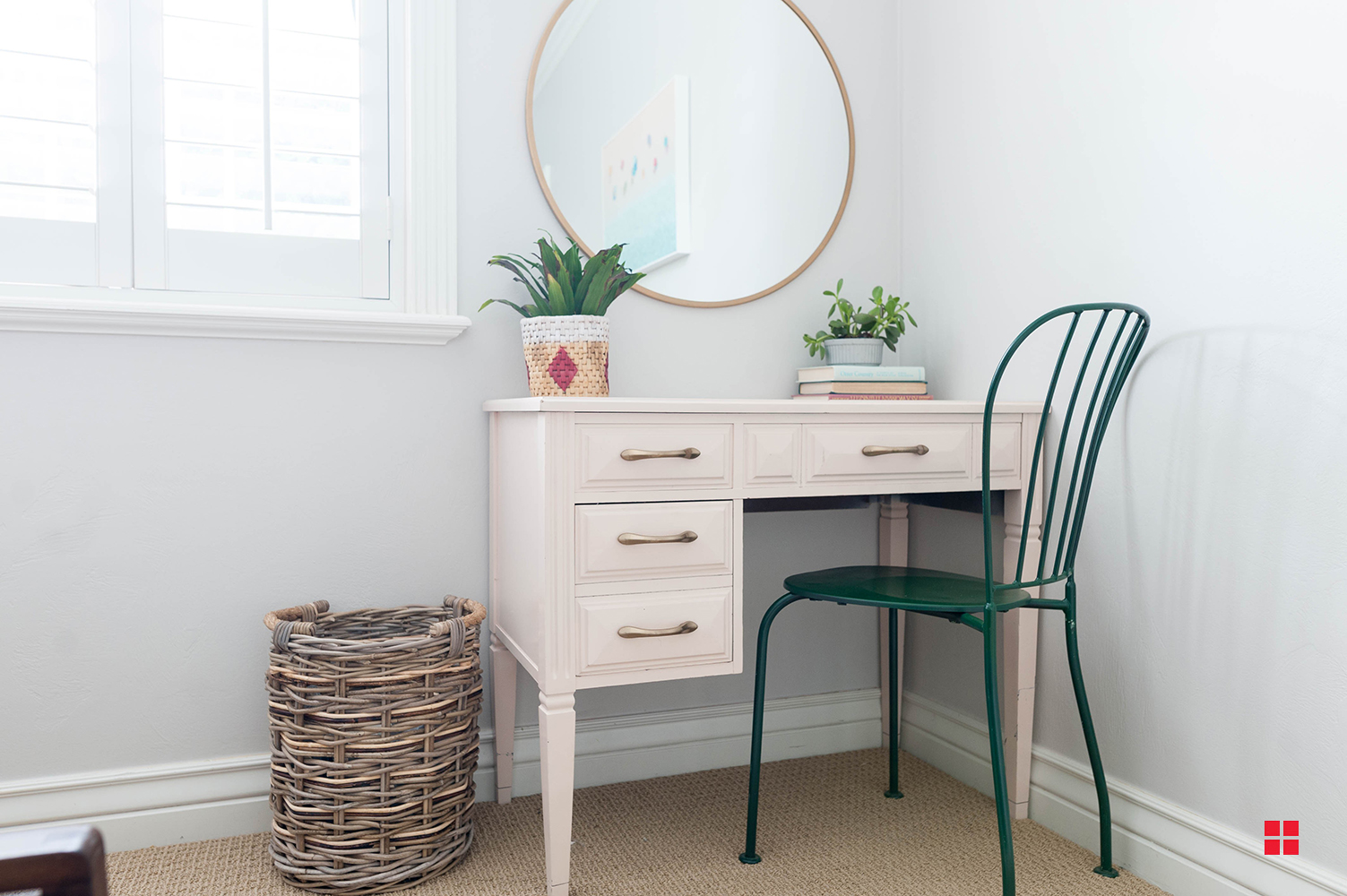 Spray Painted Desk