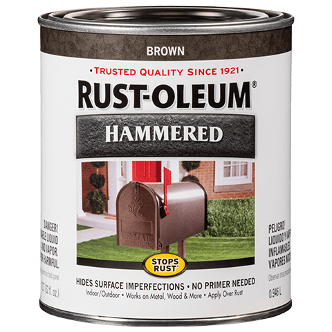 Rust-Oleum Dark Bronze Metallic 12 Oz. Hammered Finish Spray Paint