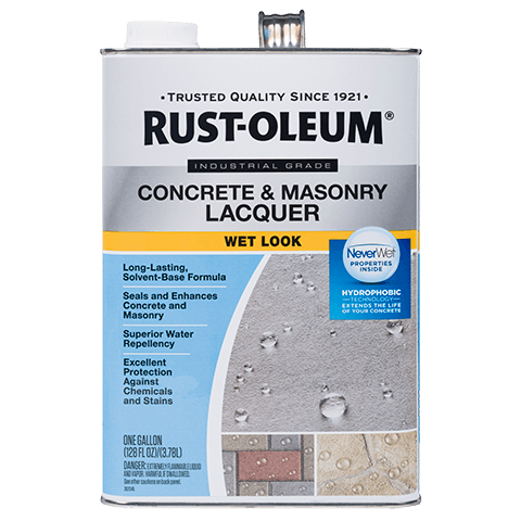 Wet Look Concrete Masonry Lacquer