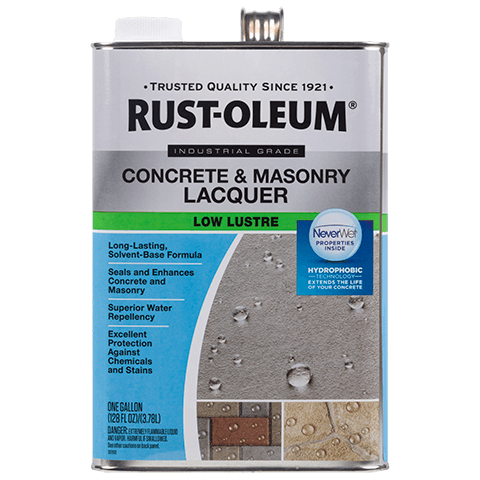 Low Lustre Concrete Masonry Lacquer