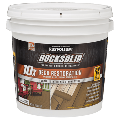 RockSolid 10X Deck Restoration preserves boards that would ...