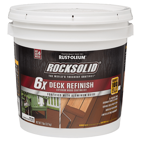 RockSolid 6X Deck Refinish preserves boards that would ...