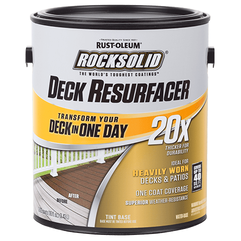RockSolid 20X Deck Resurfacer Product Page