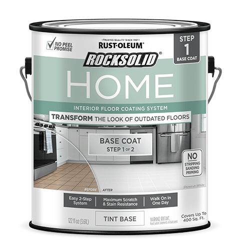 Interior Floor Paint Rocksolid Home Base Coat Tint Base Rust