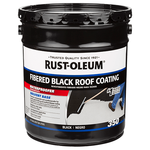 roof coating fibered asphalt rust rustoleum coatings oleum