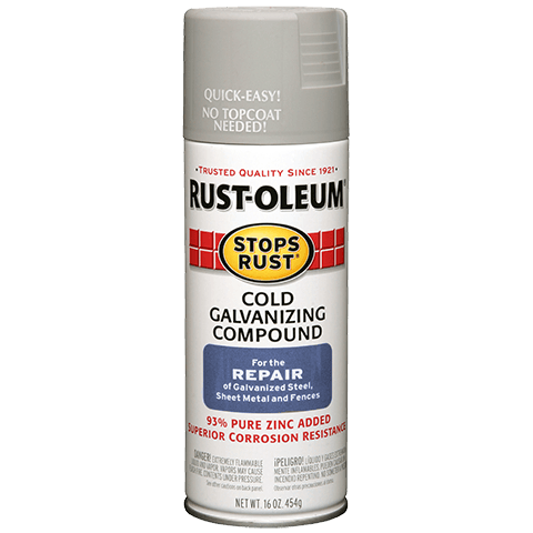 Stops Rust Cold Galvanizing Compound Spray Paint
