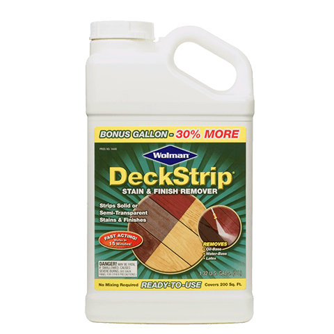 Wolmanâ„¢ DeckStripÂ® Stain &amp; Finish Remover Product Page