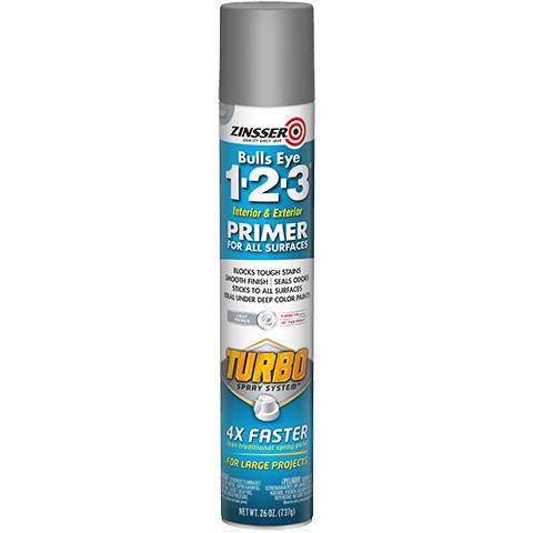 Bulls Eye 1 2 3 Turbo Spray Primers