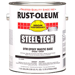 epoxy steel tech coating mastic polyurethane rustoleum performance industrial gallon build