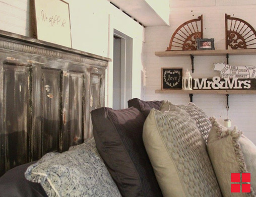 Diy Rustic Door To Headboard