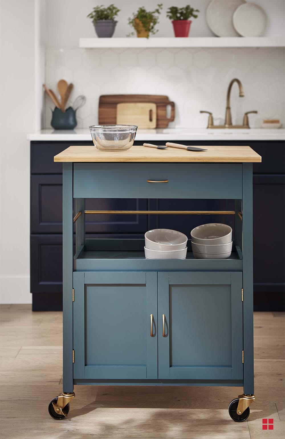 Diy Kitchen Island Cart Makeover