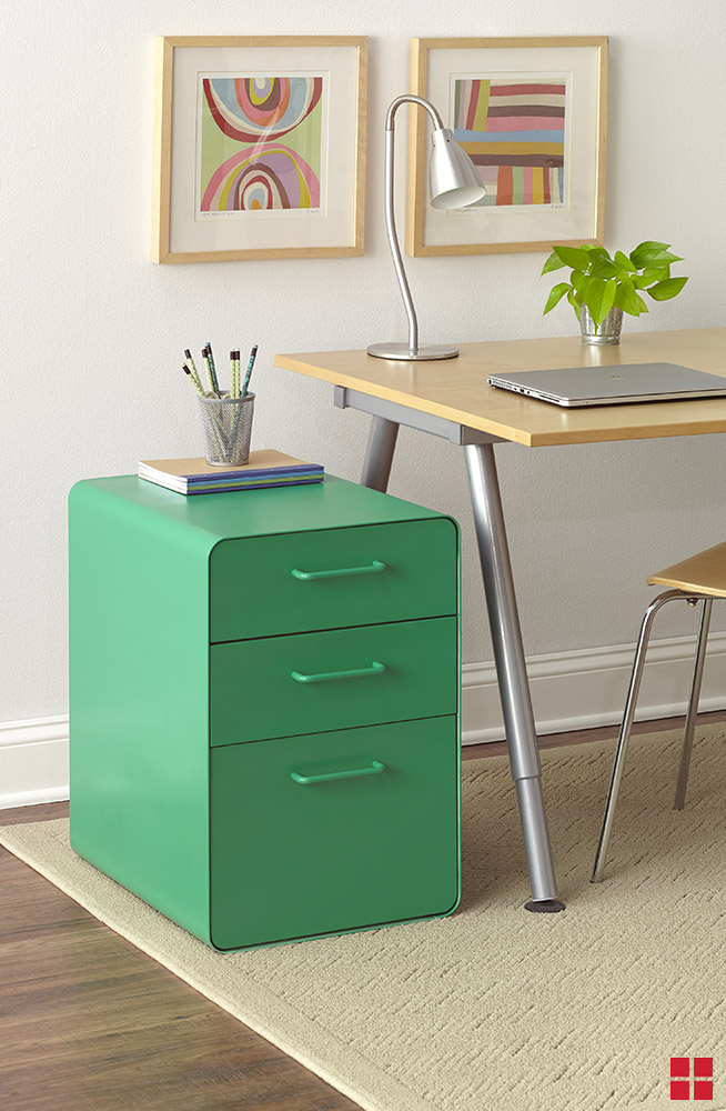 Your Home Office File Cabinet Gets An Uplifting Makeover With This