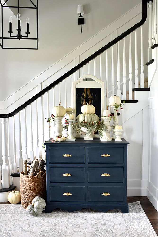 Fall Entryway Dresser