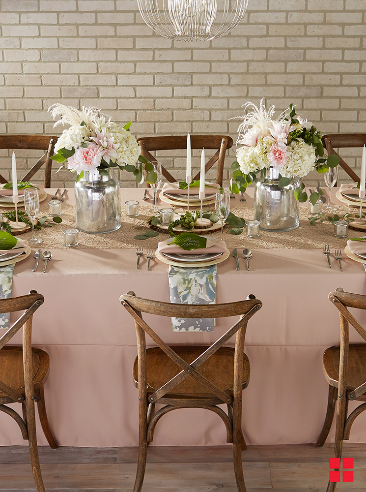 Mirror Effect Glass Wedding Vases