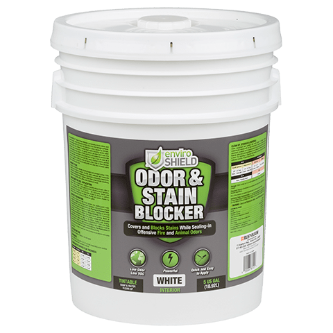 Rust-Oleum enviroShield Odor Smoke Blocker White Brush Application