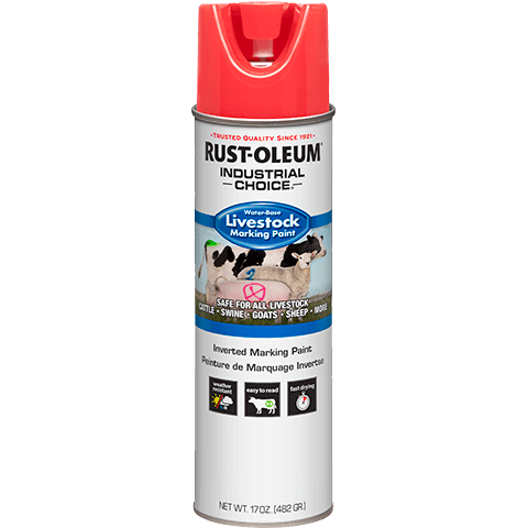 Rust-Oleum Livestock Marking Paint Fluorescent Red