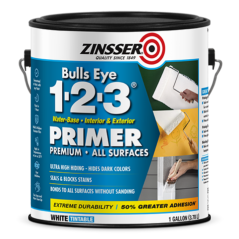 Zinsser Bulls Eye 1-2-3 Water Base Primer 1 Gallon