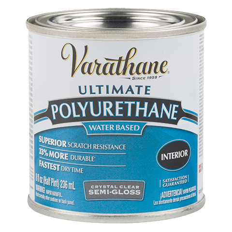Varathane Ultimate Water Based Interior Crystal Clear Semi-Gloss Polyurethane