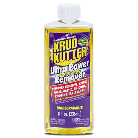 Krud Kutter 336246 Caulk Remover, Liquid, Solvent-Like, Slight Yellow, 8  oz, Bottle