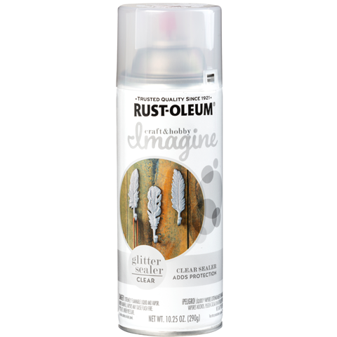 1 PC,Rust-Oleum 267736 Glitter Clear Sealer Spray Paint, 10.25 Oz 