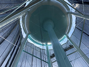 Water Tank Coating Proves Durable & Beautiful