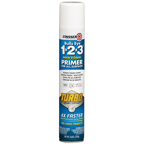 Zinsser Bulls Eye Turbo Primer Bright White
