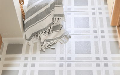 Floor Paint Tape Design After