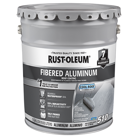 Rust-Oleum Fibered Aluminum Roof Coating