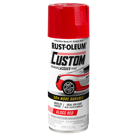 Rust-Oleum Premium Custom Lacquer Gloss Red