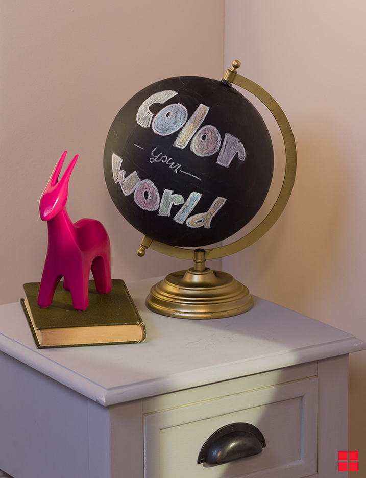 Chalkboard Globe project