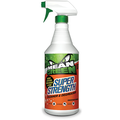 •	Bottle of Mean Green Super Strength Cleaner & Degreaser.
