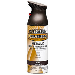 Rust-Oleum Universal Flat Metallic Chestnut Paint & Primer Spray Paint