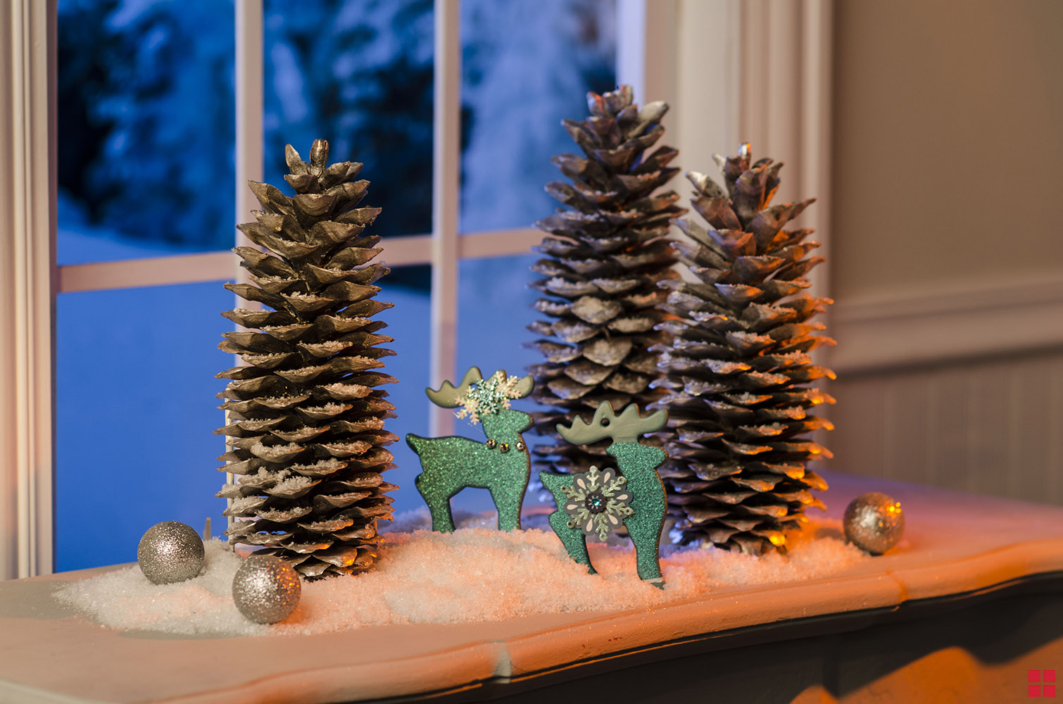 Glitter Ornaments RustOleum