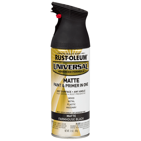 Rust-Oleum Universal Matte Farmhouse Black Spray Paint and Primer