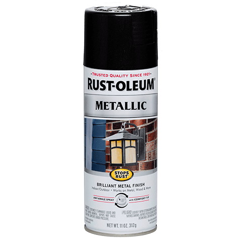 Rust-Oleum 7270830 Stops Rust Metallic Spray Paint, 11 oz, Gold Rush