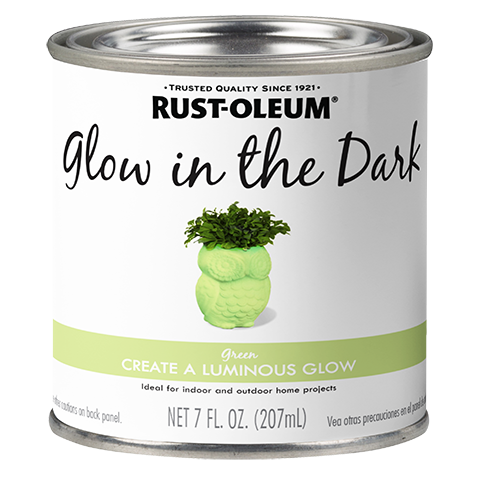 Rust-Oleum Specialty Glow in the Dark Flat Luminous Water-Based  Glow-in-Dark Paint Interior 8 oz