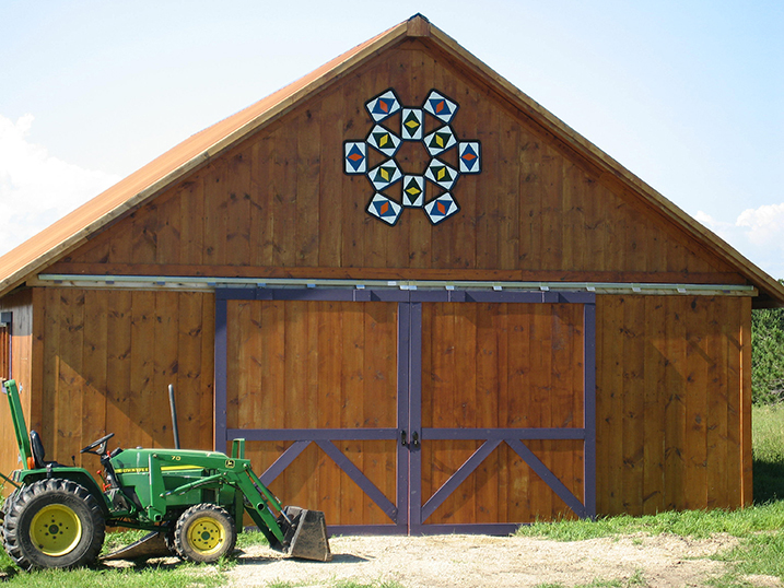 Graphic Barn Decoration after