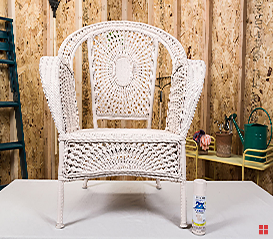 Pink wicker chair deals