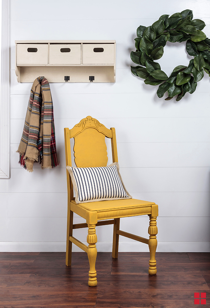 Milk Paint Yellow Chair