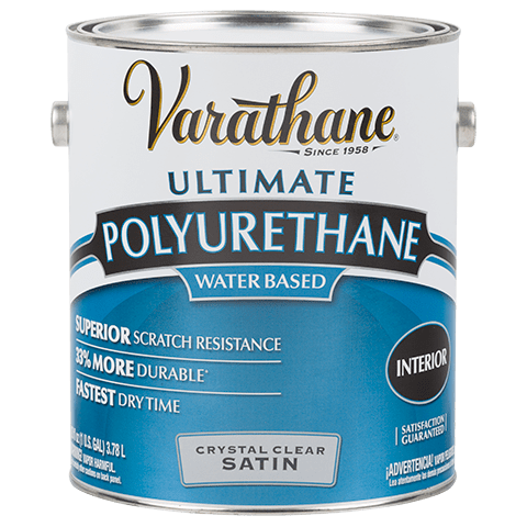 Varathane Ultimate Water Based Interior Crystal Clear Satin Polyurethane